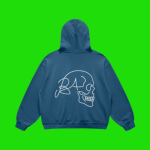 Skull Oversized Heavyweight Hoodie