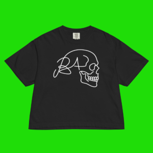 Women’s Skull boxy tee